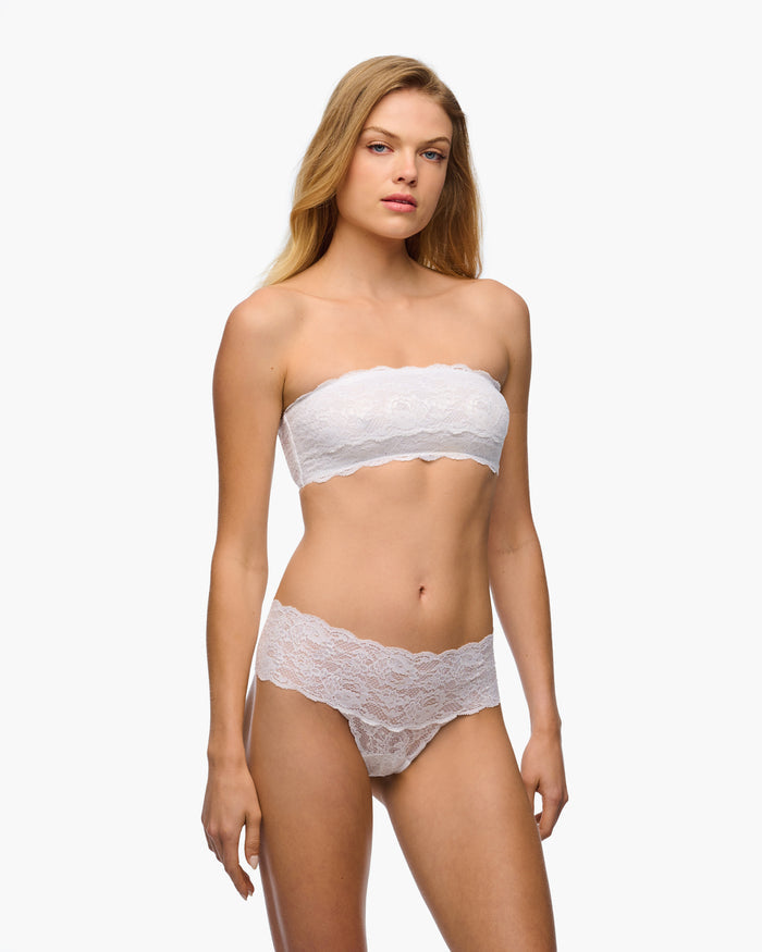 White Bralette - Never Say Never Flirtie Bandeau Bra
