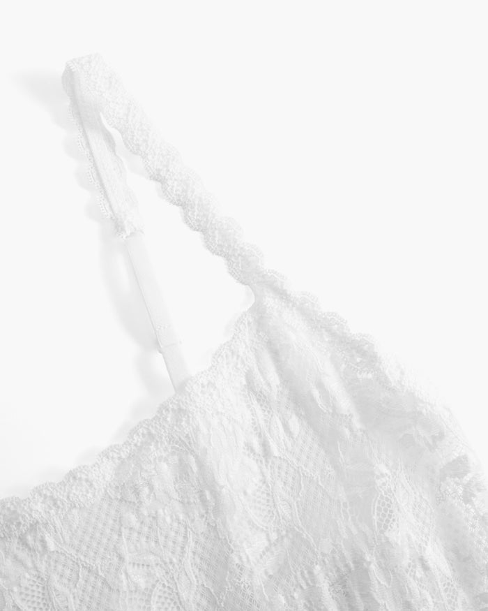 White Chemise - Never Say Never Foxie Chemise