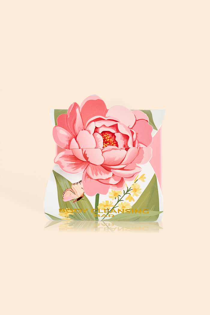 French Pear Pink Flower Body Bar Gift Box