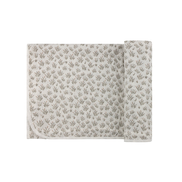 French Terry Blooms Collection - Muslin Swaddle