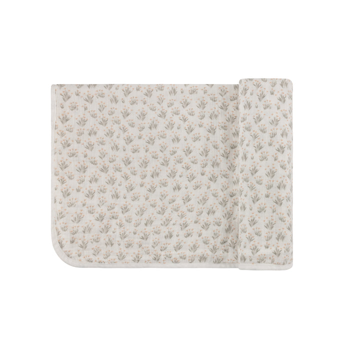 French Terry Blooms Collection - Two Pack Muslin Swaddle