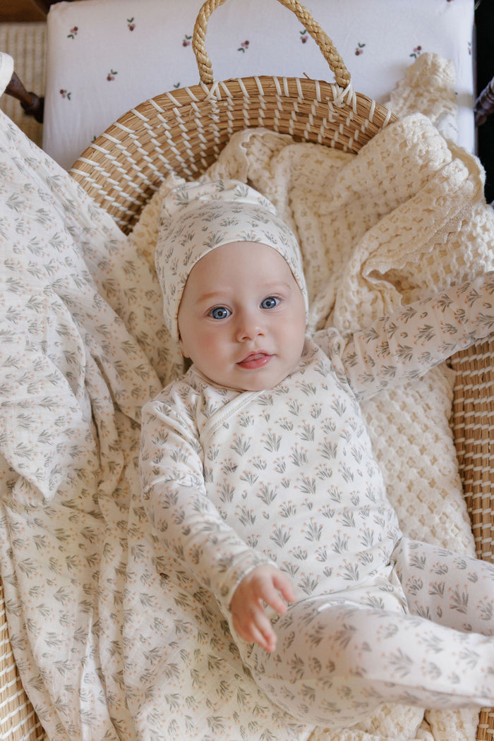 French Terry Blooms Collection - Two Pack Muslin Swaddle