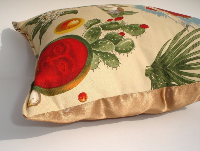 Frida  Art Mexican Novelty throw Pillow 12x12in. #P206