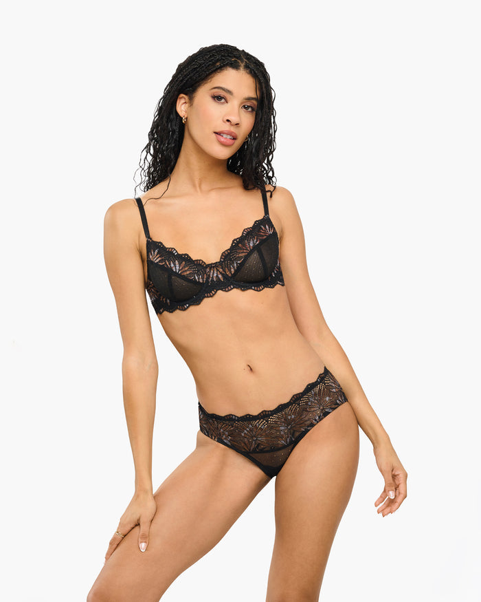 Black Bra - Amalia Full Cup Bra
