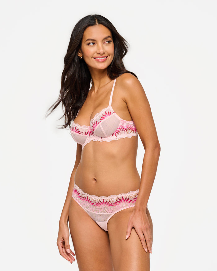 Pink Bra - Amalia Full Cup Bra