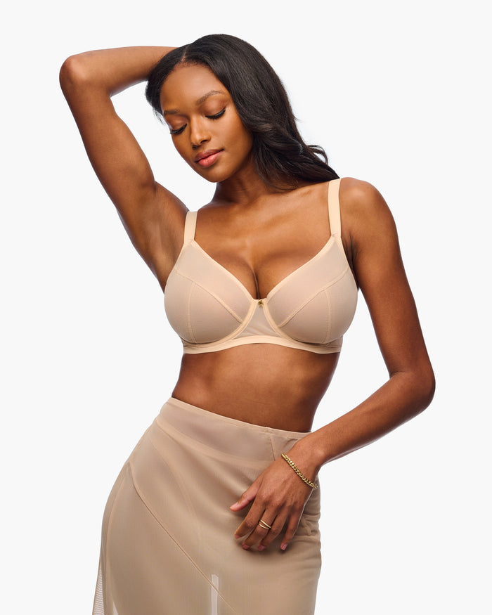 Beige Bra - Soire Iconic Full Cup Bra