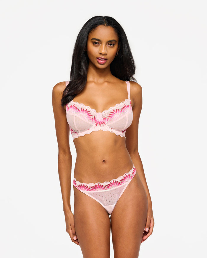 Pink Bra - Amalia Full Cup Bra
