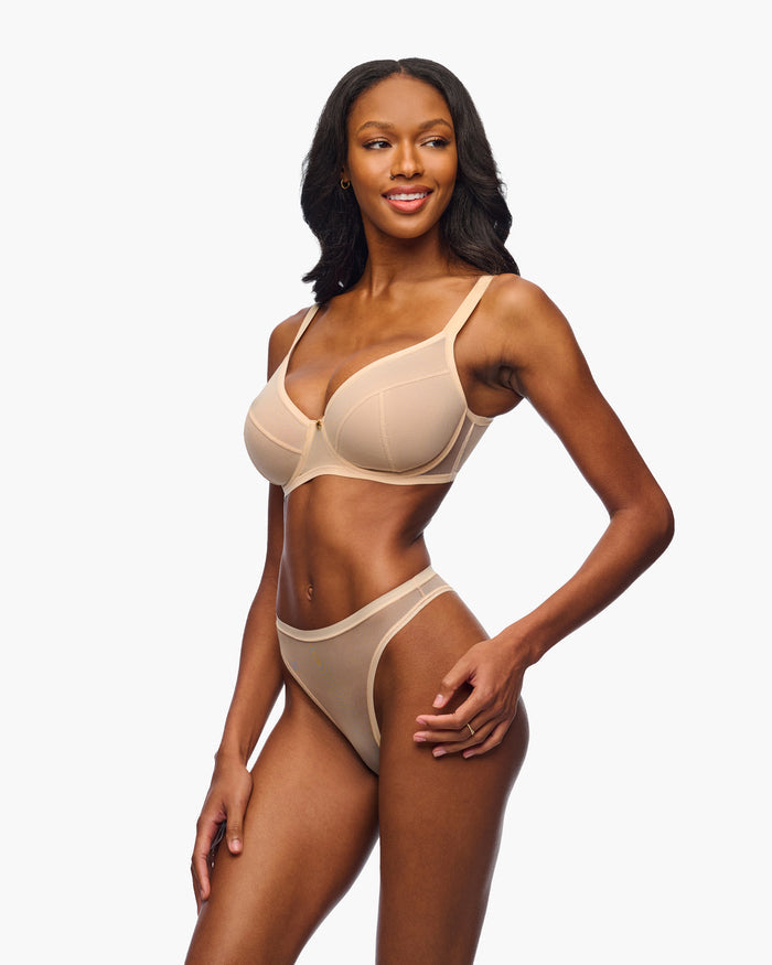 Beige Bra - Soire Iconic Full Cup Bra