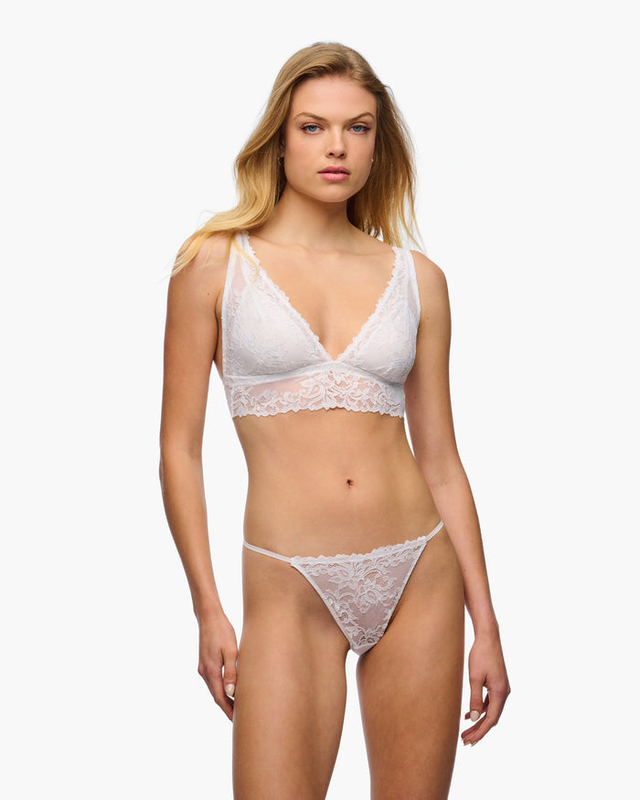 White G-String - Carmela G-String