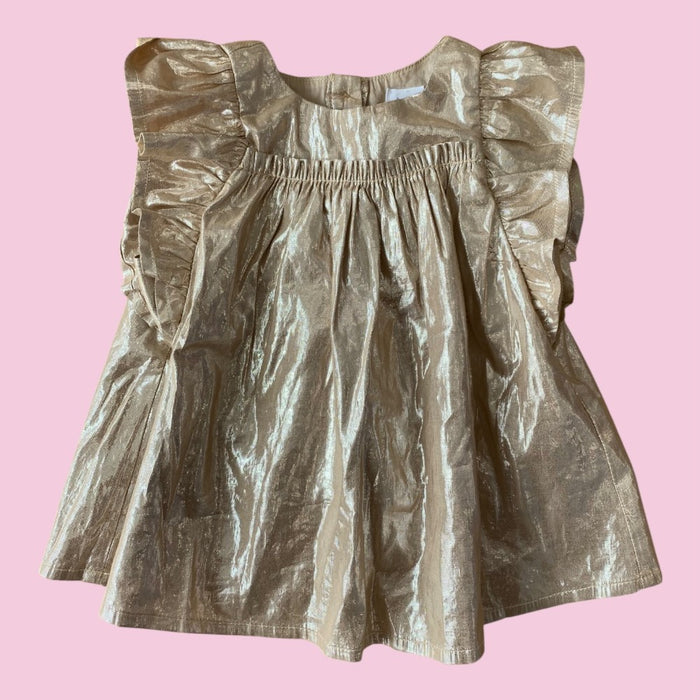 gap shiney dress 0-3m