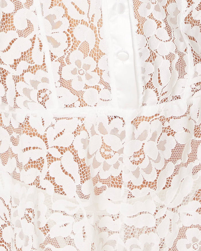 White Garterbelt - Magnolia Garter Belt