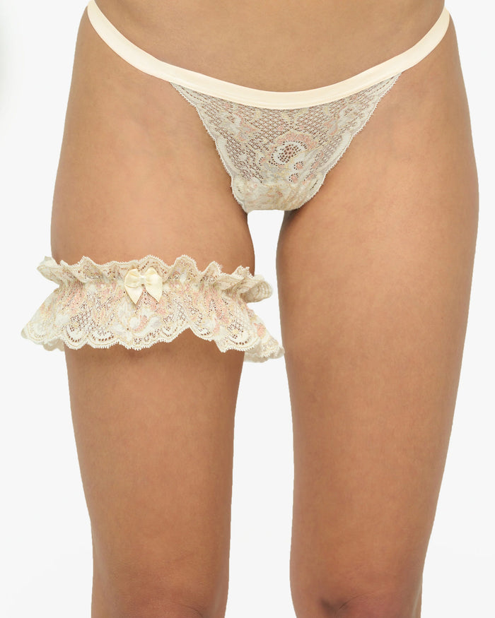 White Garter - NSN Bridal Garter