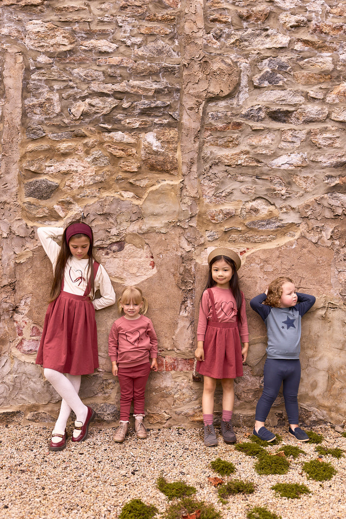 Girls 2 Piece Set – Pink – Heart & Star