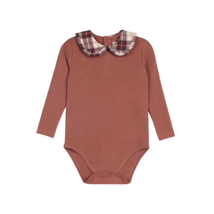 Girls Bodysuit & Overalls – Pink – French Terry Scottish