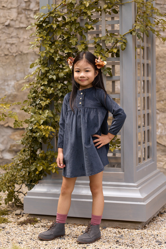 Girls Dress – Blue – Berry