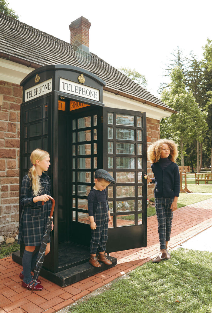Girls Dress – Blue – Plaid