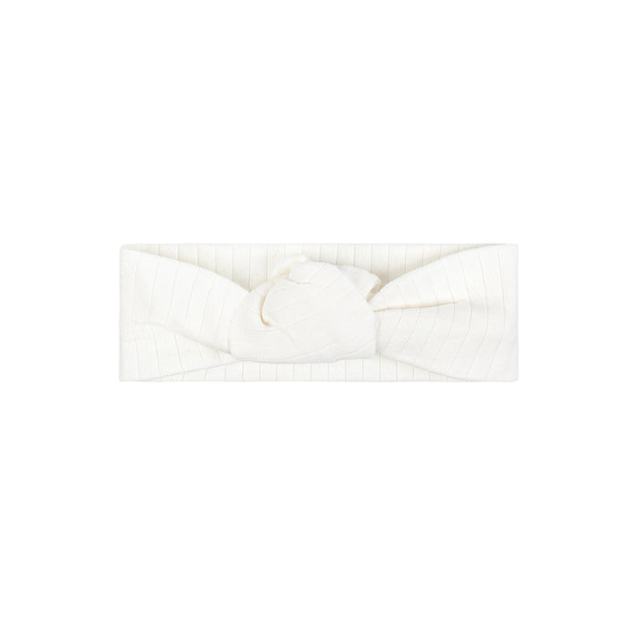Girls Headband – Ivory Pink – Bow Print