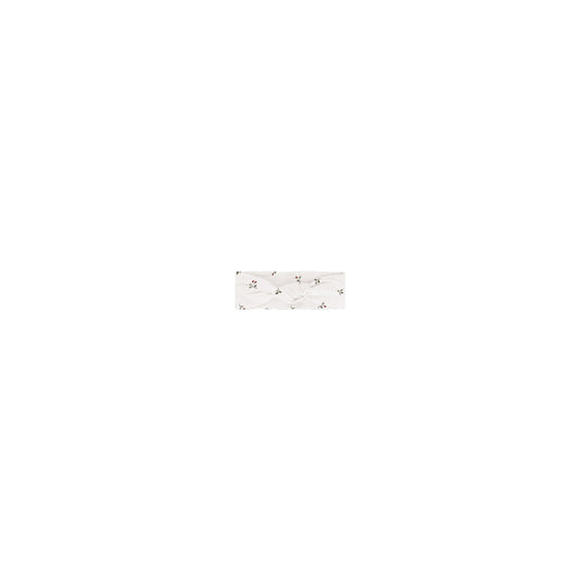 Girls Headband – Ivory Pink – Floral Pointelle