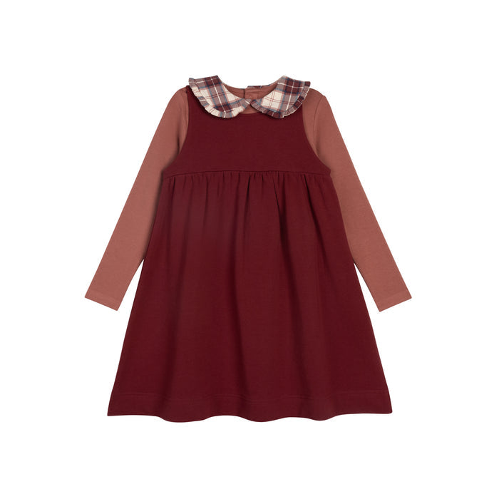 Girls Jumper – Pink – French Terry Scottish