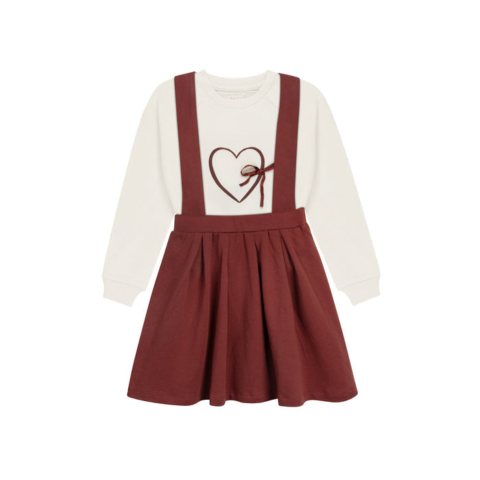 Girls Jumper – Pink – Heart & Star
