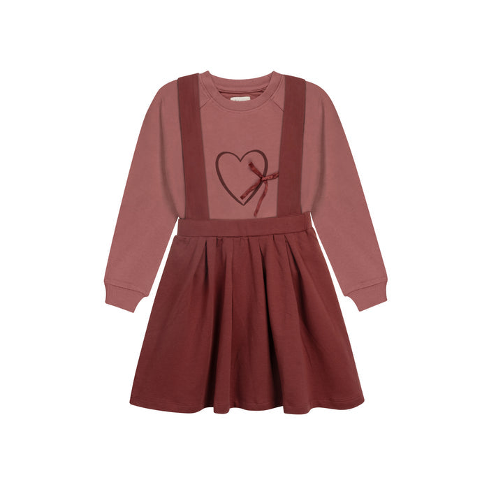 Girls Jumper – Pink – Heart & Star