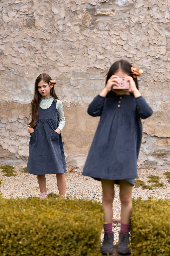 Girls Mockneck – Blue – Berry