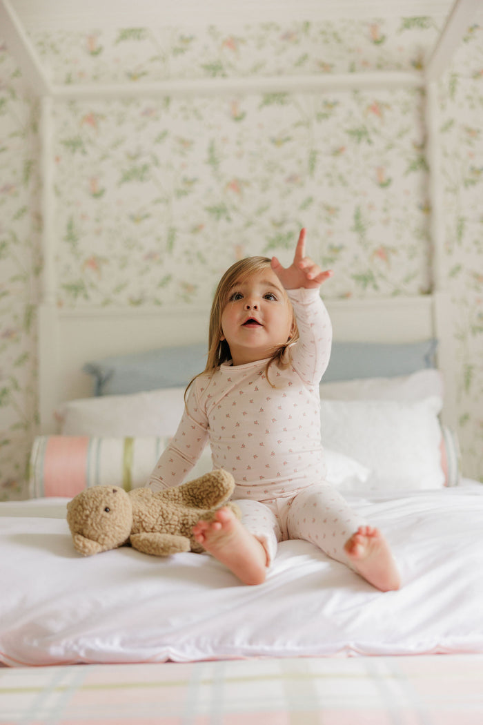 Girls Pajamas – Pink – Rosebud