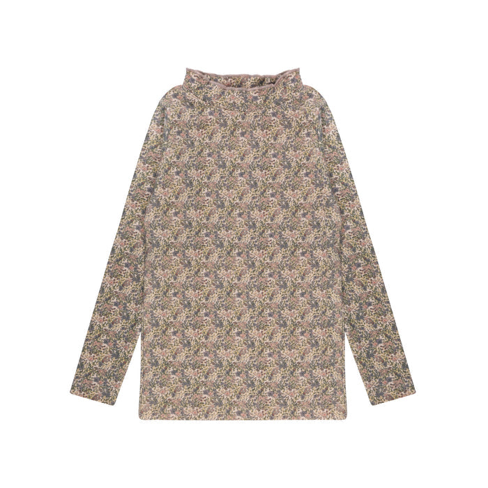 Girls Printed Mockneck – Pink – Liberty