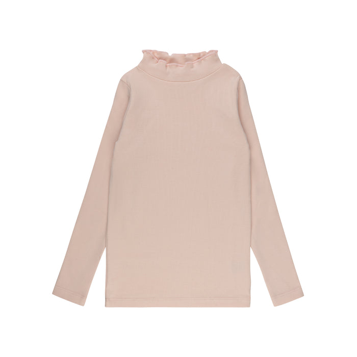 Girls Solid Mockneck – Pink – Liberty