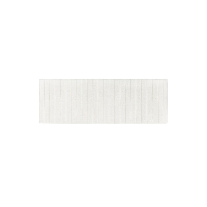 Girls Sweatband – Ivory Lilac – Bow Print