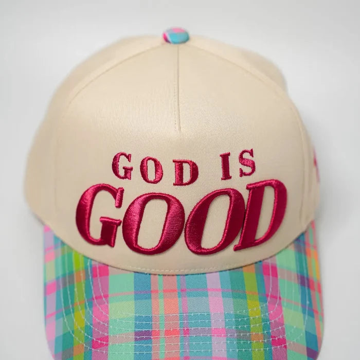 God Is Good Canvas Cap