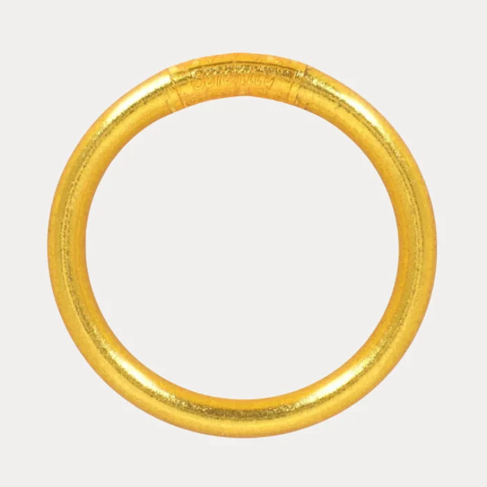 Gold Tzubbie All Weather Bangle - Serenity Prayer-Medium