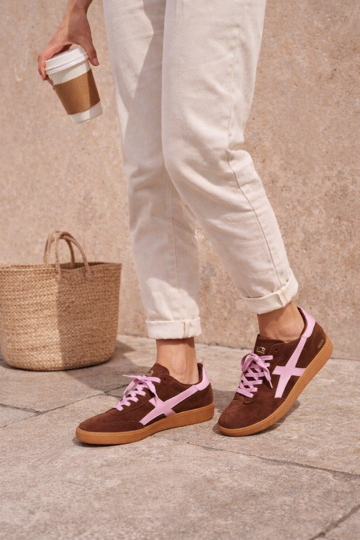 Goodsole Crossroads Coffee &Candy Pink Sneakers