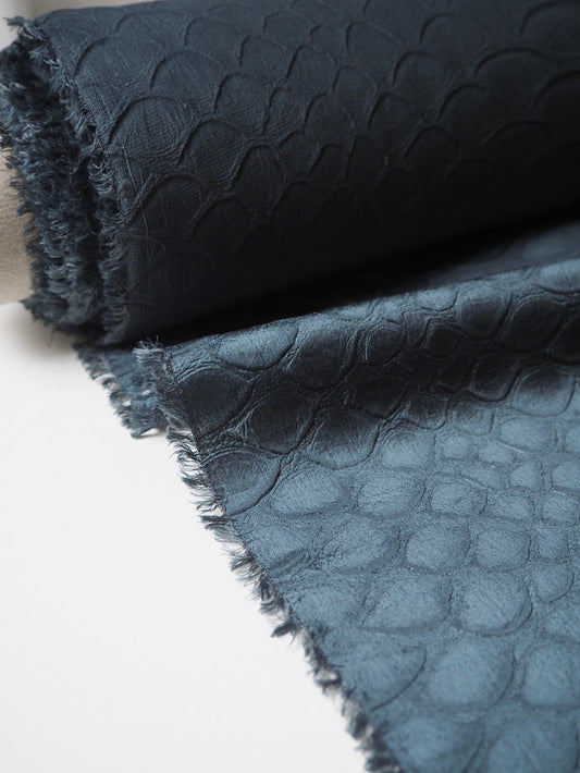 Green Armadillo Embossed Polyester