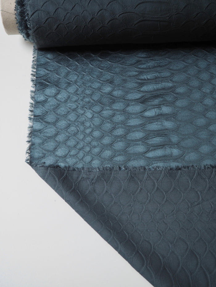 Green Armadillo Embossed Polyester
