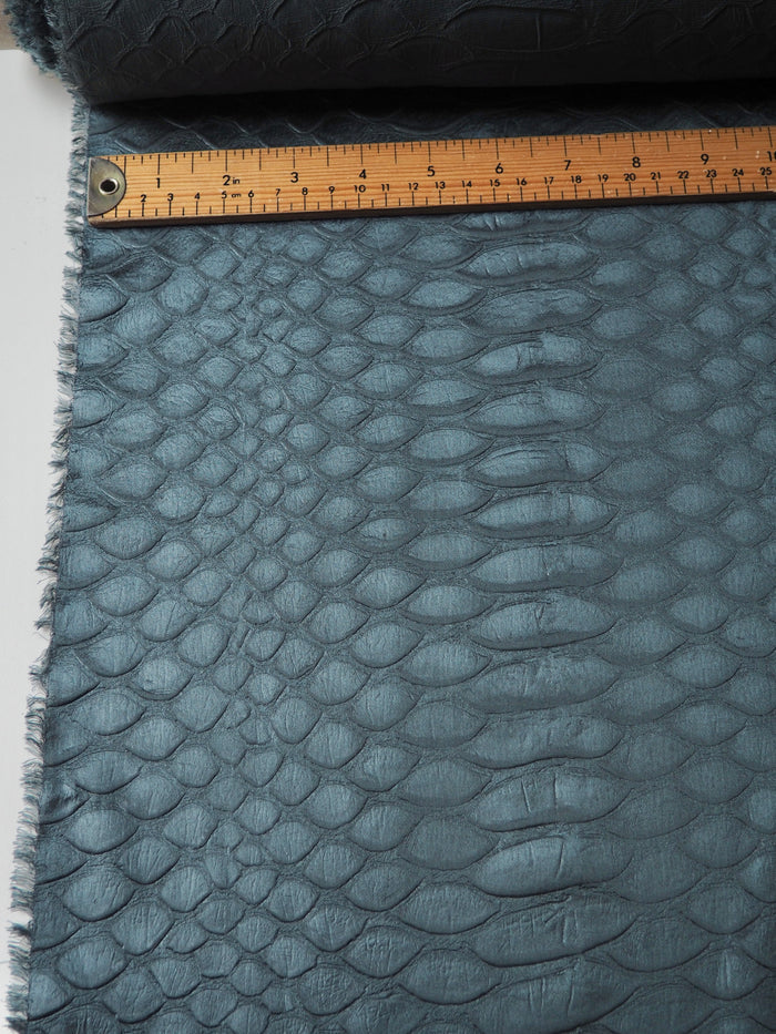 Green Armadillo Embossed Polyester