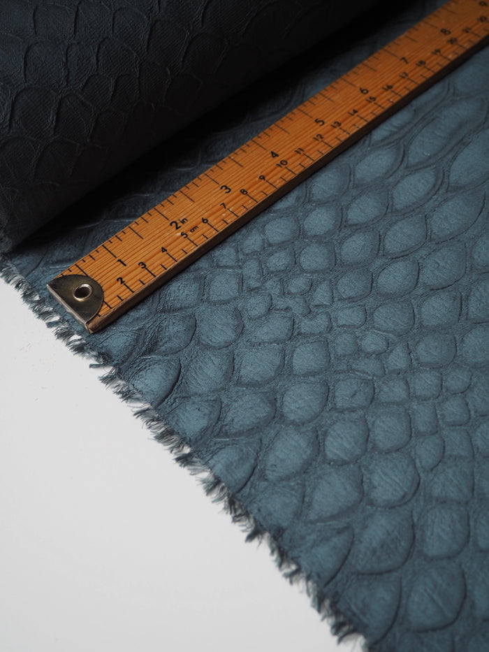 Green Armadillo Embossed Polyester