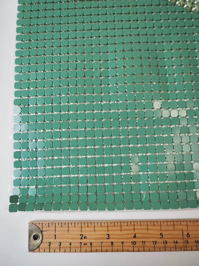 Green Large Plastic Backed Chainmail