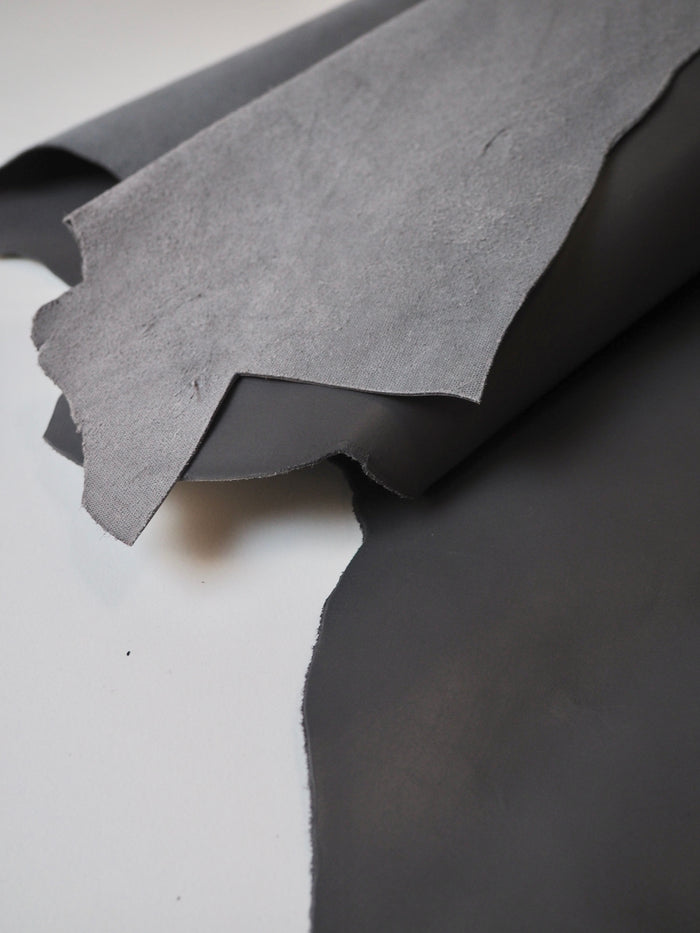 Grey Smooth Calfskin