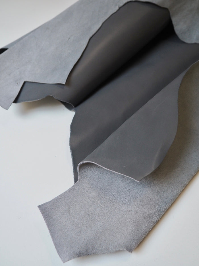 Grey Smooth Calfskin