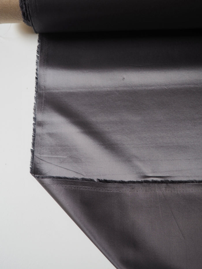 Grey Viscose Satin Twill Lining