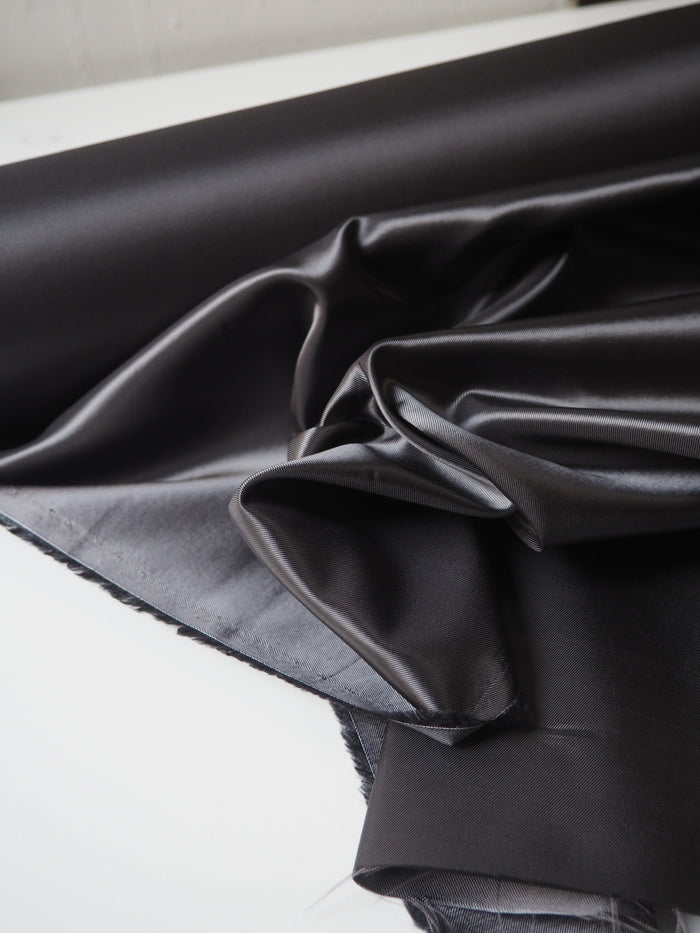 Grey Viscose Satin Twill Lining