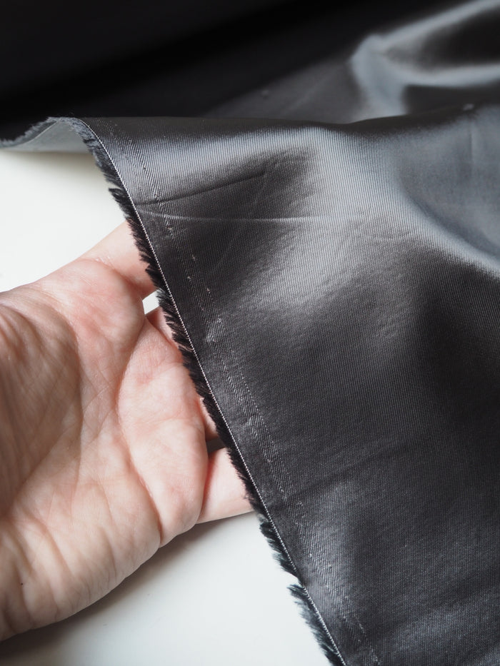Grey Viscose Satin Twill Lining