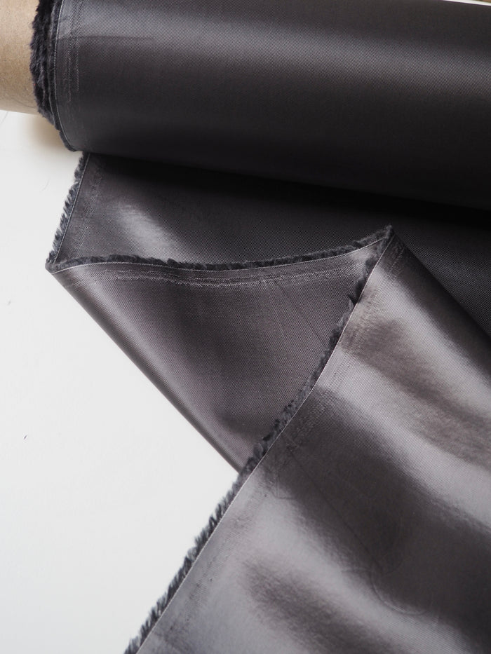 Grey Viscose Satin Twill Lining