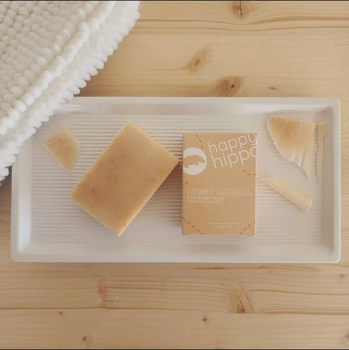 Happy Hippo Bar Soap - Oatmeal Honey
