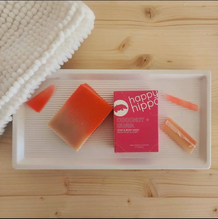 Happy Hippo Soap - Cononut Guava