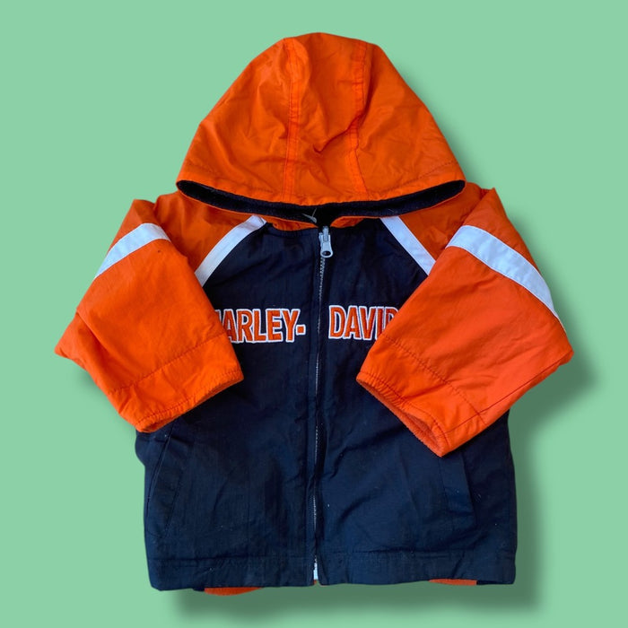 harley davidson reversible jacket fits 2/3y
