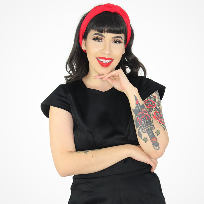Head Scarf/Hair and Neck Accessory Red/Black/Coral/Teal/Yellow/Orange/Light Brown