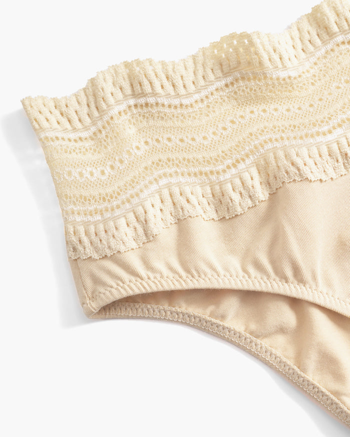 Beige Bikini - Dolce High Rise Bikini