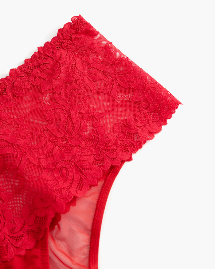 Red Hot Pant - Carmela High Rise Cheeky Brief